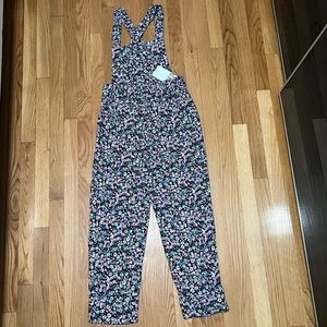 Zara floral jumpsuit/overalls